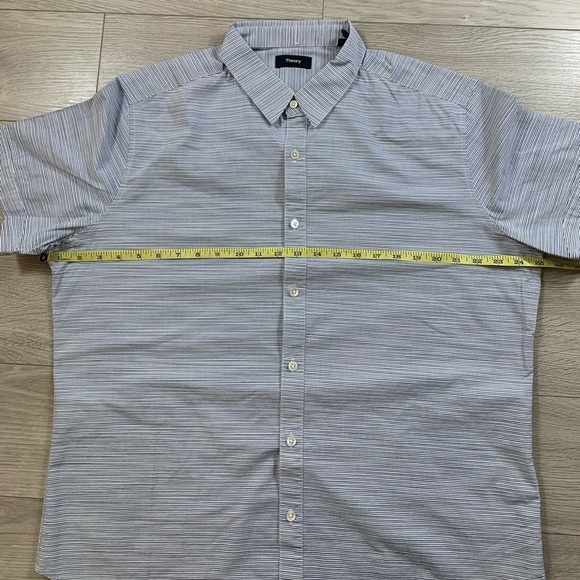 Theory Coppolo Drott Button Front Short Sleeve Shirt - Picture 9 of 9